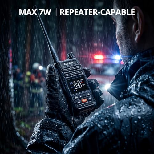Radioddity X1 Pro GMRS Handheld Radio 1-Pack Waterproof IP67, Removable Battery