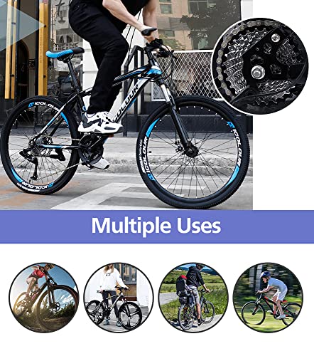 2 Sets 6/7/8 Speed Bike Chain - Silver, 116 Links, Adjustable Length