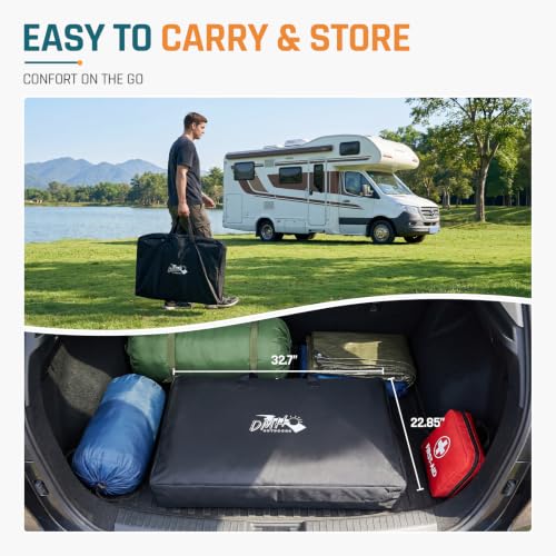 Portable Folding Camping Kitchen Station with Heat-Resistant Top for Outdoor Grilling