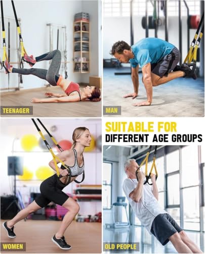 Home Resistance Training Kit with Bands Handles Door Anchor for Full Body Workout