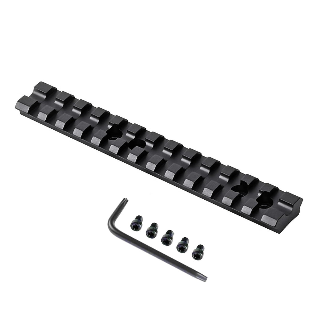 Persei Mossberg 500/590/835 Shotgun Picatinny/Weaver Rail Mount, 13 Slots Low Profile Scope Base Top Rail Mount