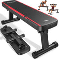 Flybird Foldable Flat Weight Bench with 1000 lbs Capacity for Home Gym