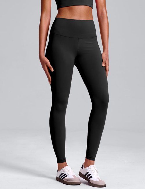 SKIDREAM XXS-XL Women's Tummy Control Opaque Yoga Leggings - High Waisted Gym Workout Pants for Women Black