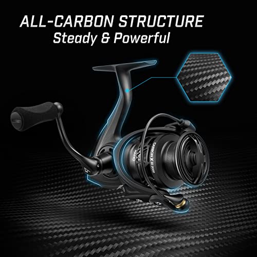 Piscifun Carbon X II Ultralight Spinning Reel - Model 2000, 5.5oz Lightweight Fishing Reel
