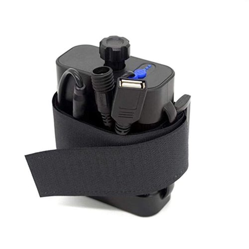 MINCHEN Bikelight Batteries Pack Case, 8.4V Battery Box for 2X 26650 Rechargeable Battery Power Bank Case with DC/USB Interface for Cycling Bike Light Headlamp