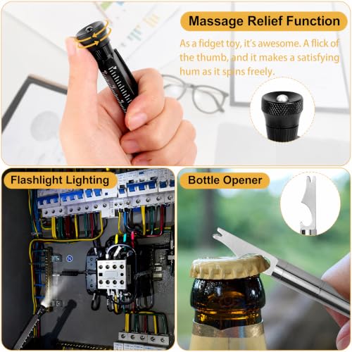 11-in-1 Multitool Pen with LED Light and Screwdrivers - Tactical EDC Gadget for Men