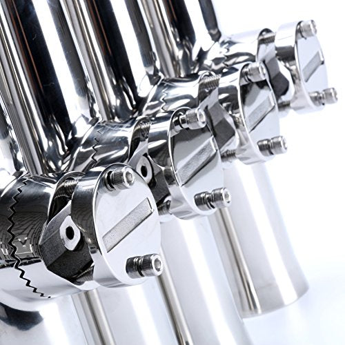 Stainless Steel Boat Fishing Rod Holder Clamp-On Mount with Adjustable Angles