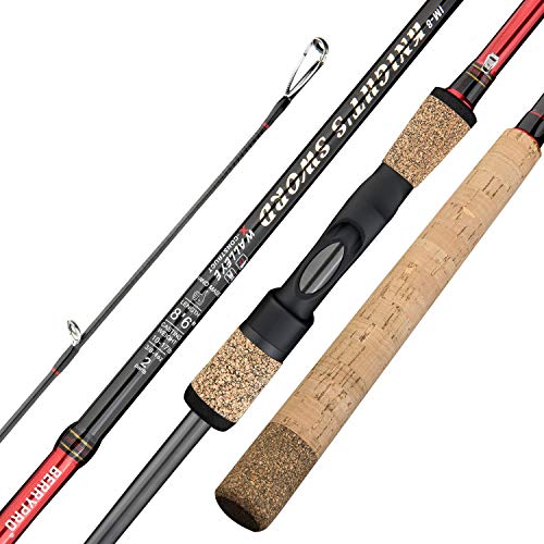 BERRYPRO Salmon & Steelhead Spinning Rod 10'6'' IM8 Carbon Walleye Fishing Pole