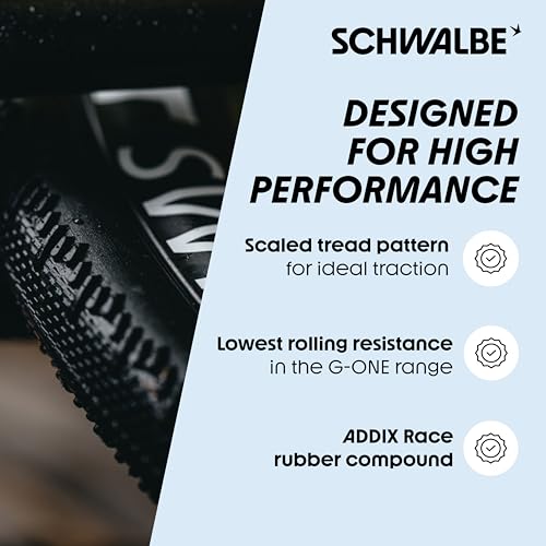 Schwalbe G-One RS PRO Gravel Bicycle Tire 45-622 Black E-Bike Ready