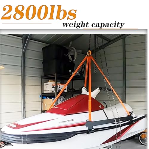 Watercraft Lift Sling 2800lbs Capacity for Jet Ski & Boat Transportation