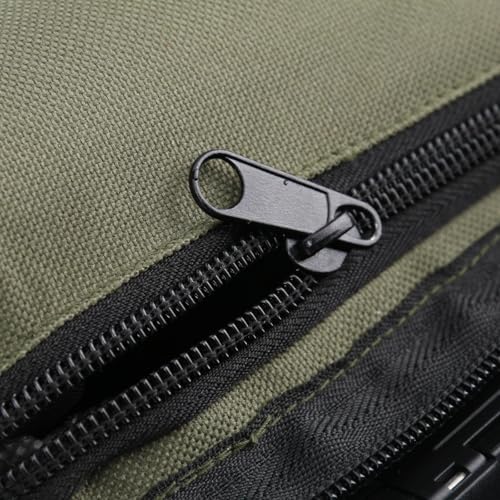 Fly Fishing Rod Case with Reel Pouch - 9ft 4-Section Green, Complete Protection