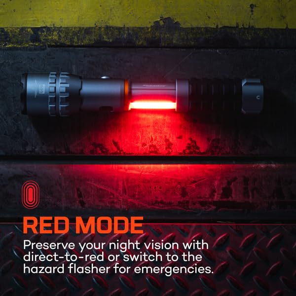 NEBO SLYDE King 4K LED Flashlight & Work Light, Rechargeable, Waterproof