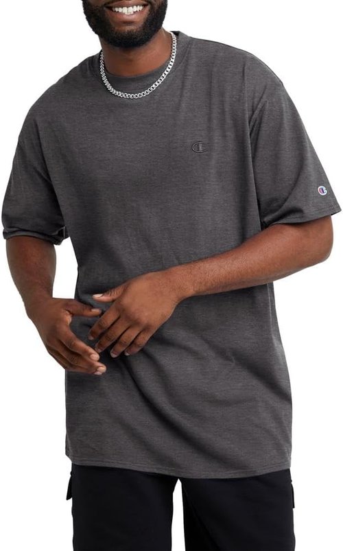 Champion Men's Classic Everyday T-Shirt - Comfortable Cotton Fabric | Available in Multiple Colors