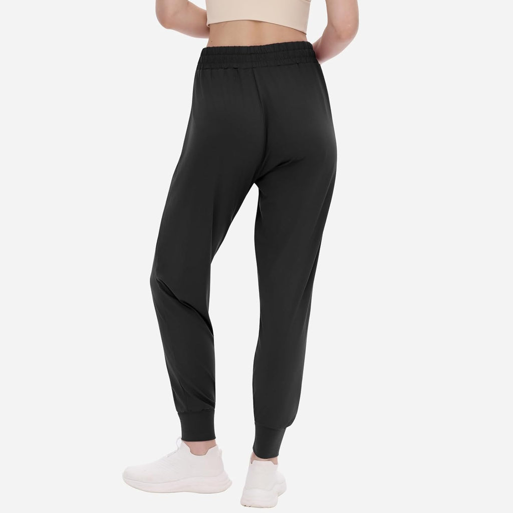 TNNZEET Women's Joggers - High Waisted Lightweight Athletic Pants with Pockets | Tapered Leg Design