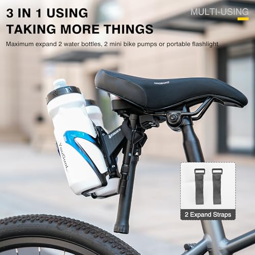 Bike Water Bottle Holder Saddle Adapter for Cycling and Triathlon