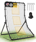 6 x 4 ft Heavy Duty Baseball & Softball Rebounder Net Fielding Trainer