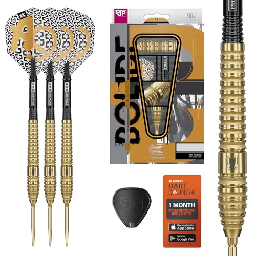 Target Darts Bolide Envy 90% Tungsten Steel Tip Dart Set 26G Barrel 03 with Swiss Points & Evo Shafts