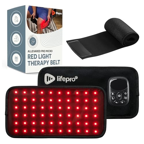 Red Light Therapy Belt - Dual Chip LED, Extra Small, Black