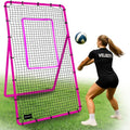 Velocity 7x4 ft Volleyball Rebounder Net with Adjustable Angles & Steel Frame