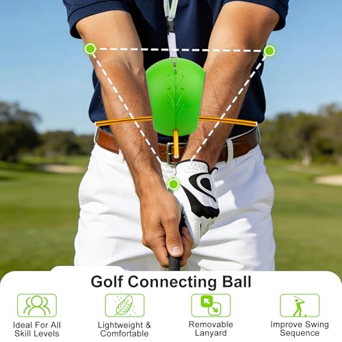 Golf Swing Trainer Aid for Posture and Mechanics Improvement