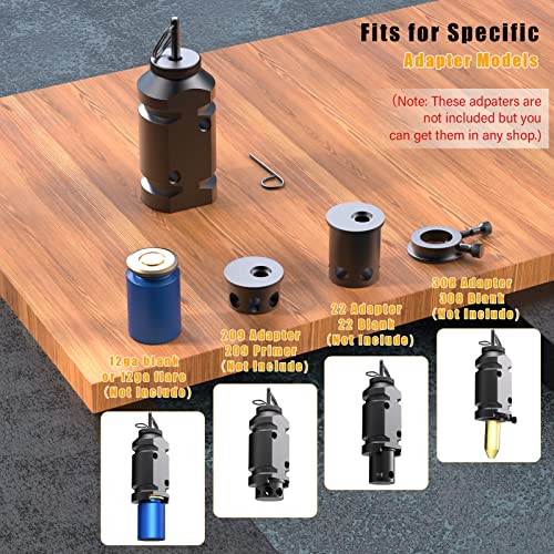 HOZOL 6 Pack 12 Gauge Perimeter Trip Alarm Security System for Camping & Property