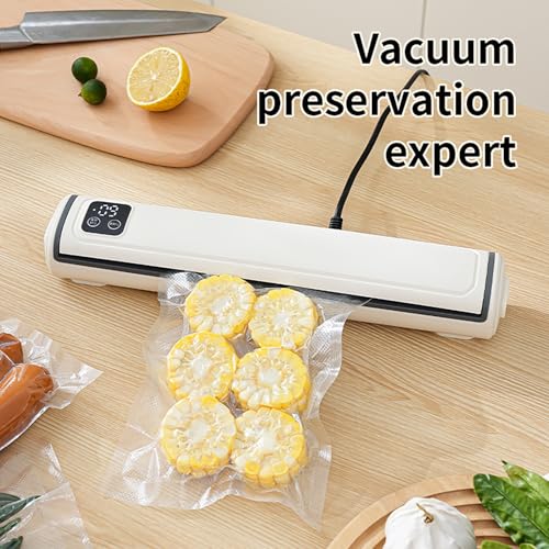 Vacuum Sealer Machine with Automatic One-Touch Sealing — Compact Food Preservation