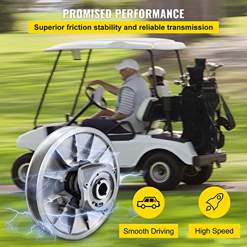 Golf Cart High Torque Driven Clutch 8x8x3.8 Inches Silver Replacement