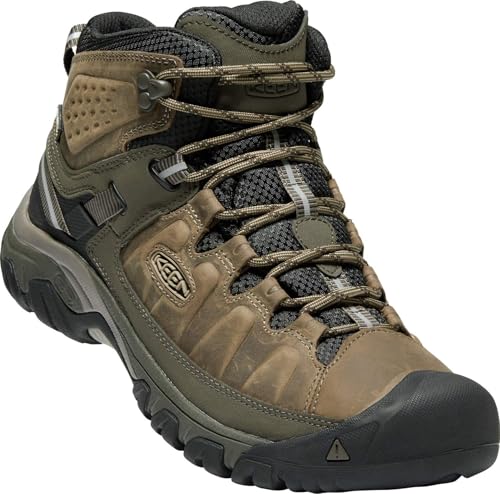 Men's Waterproof Hiking Boots - Targhee III Mid Bungee Cord Black - Size 11