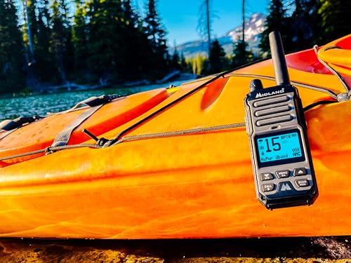 Midland GXT67 PRO 5W GMRS Two-Way Radio - 1 Pack, Long Range, Waterproof