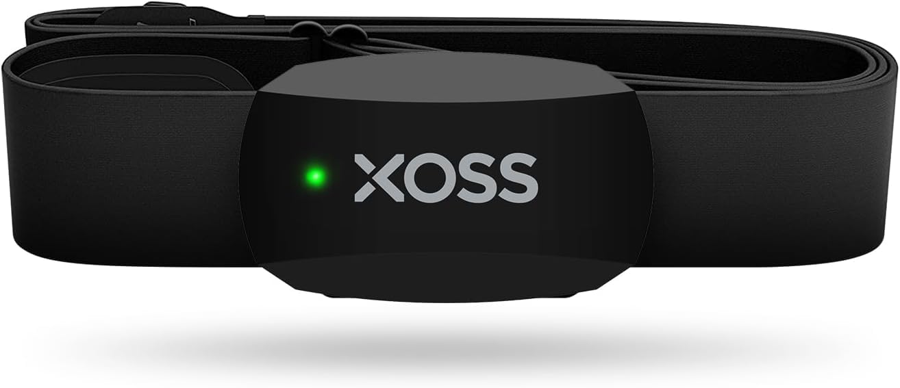 XOSS X2 Chest Strap Heart Rate Monitor Bluetooth 4.0, IP67 Waterproof Heart Rate Tracker Sensor, Wireless Heart Rate with Chest Strap Health Accessories