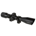 TRUGLO 4x32MM Compact Tactical Hunting Shooting Durable Waterproof Fogproof Scratch-Resistant Aluminum Tube Duplex Reticle Riflescope with Weaver-Style 3/8 Mount & Lens Covers Included