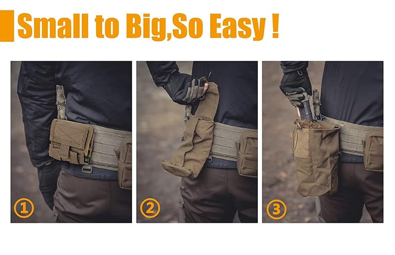 KRYDEX Molle Dump Pouch Roll-Up 6 AR Magazines MC Variation