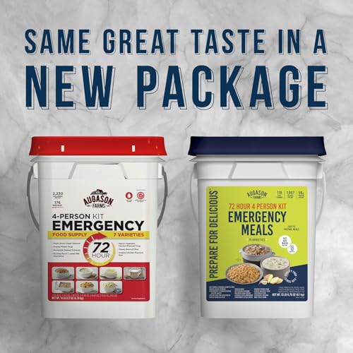 Augason Farms 4-Person 72-Hour Emergency Food Supply Kit with 119 Servings