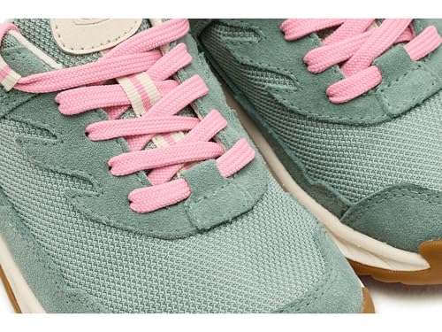 Kids Waterproof Hiking Shoes - Unisex Hightrail Low with Support & Breathability - Lily Pad & Cashmere Rose, Big Kid