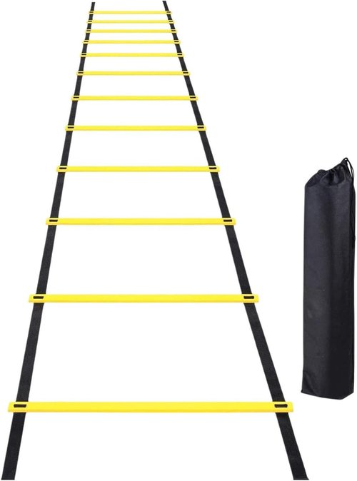 Colaxi Agility Ladder - Folding Balance Training Tool for Soccer & Volleyball | Instant Setup