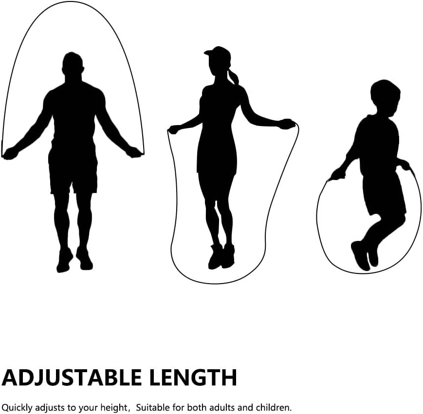 Skiennix Adjustable Jump Rope - Tangle-Free Rapid Speed Cable for Fitness | Ideal for Home, Gym & Kids