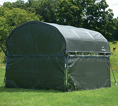 ShelterLogic 12'x12' Equine Livestock Shelter Enclosure Kit - Outdoor Recreation