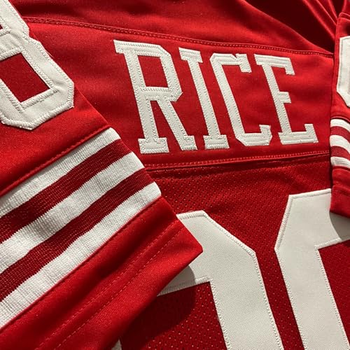 X-Large Jerry Rice San Francisco Jersey Red Unisex Adult Fan Apparel