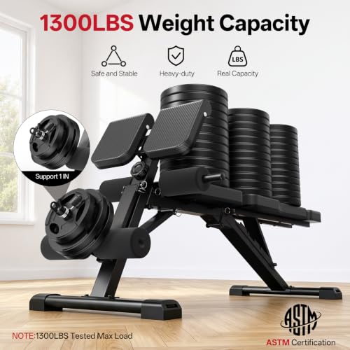 Joroto Adjustable Foldable Weight Bench Black – Home Gym Workout Station