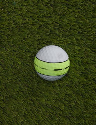 Callaway Chrome Tour X Golf Balls - 360 Stripe Yellow, One Dozen