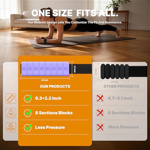 Flesh-Colored Adjustable Wrist & Ankle Weights 1.5lb Pair - for Women & Men
