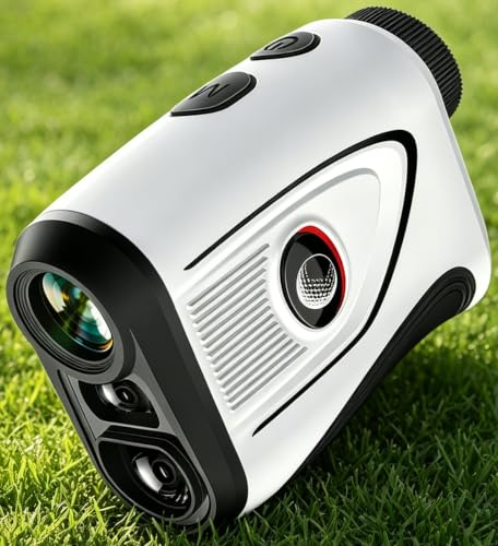 MOESAPU Golf Rangefinder with Slope, 1200-Yard Accurate Laser Distance Finder for Men