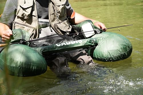 Caddis Sports Nevada Float Tube for Fishing - Heavy Duty U-Shaped Water Craft