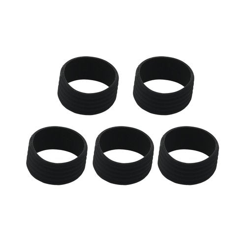 YHXiXi 10PCS Non Slip Racket Rubber Ring Absorbent Overgrip in Place Tennis Racket Silicone Racquet Grip Ring Racket Band