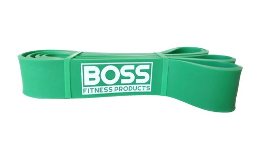 BOSS FITNESS PRODUCTS - Assisted Pull Up Bands - Power Lifting Bands - Resistance Loop Bands - Stretching Bands - 41" Inches (Green Band)