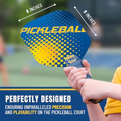 Youth Pickleball Set with Net Paddles and Balls for Kids Ages 5-12