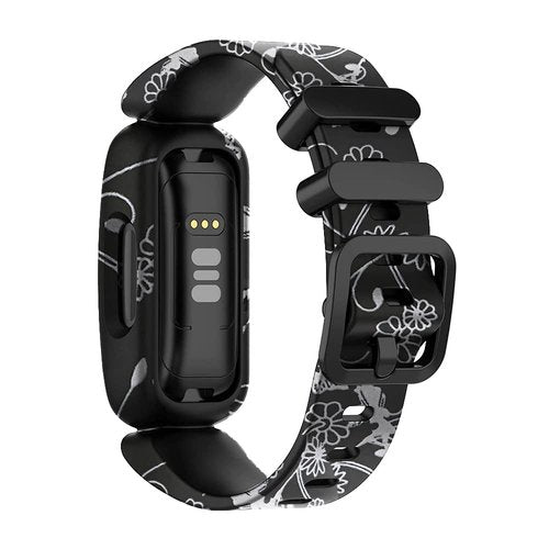 Chofit Bands Compatible with Fitbit Ace 3,Soft Silicone Waterproof Bracelet Accessories Sports Watch Strap Wristbands Replacement for Fitbit Ace 3 (Pattern)