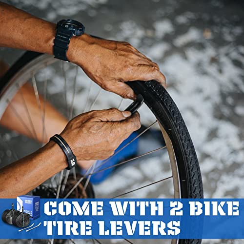 27.5 Inch Mountain Bike Inner Tube - 2 Pack, Schrader Valve 32mm, Fits 2.125-2.4 Sizes