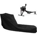 J&C Rowing Machine Cover, 420D Heavy Duty Fitness Equipment Protective Cover, Dust Cover fot Folding Water Rowing Machine 300lb Weight Capacity Concept 2 Rowing Machine Waterproof 95x24x40inch (Black)