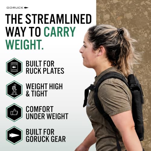 GORUCK Ruck Plate Carrier 3.0 Weighted Rucking Backpack - Black
